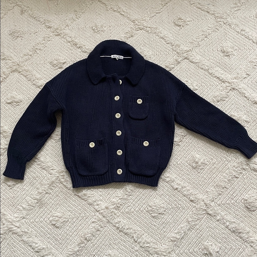 Alex Mill Work Sweater Jacket - Picture 3 of 6